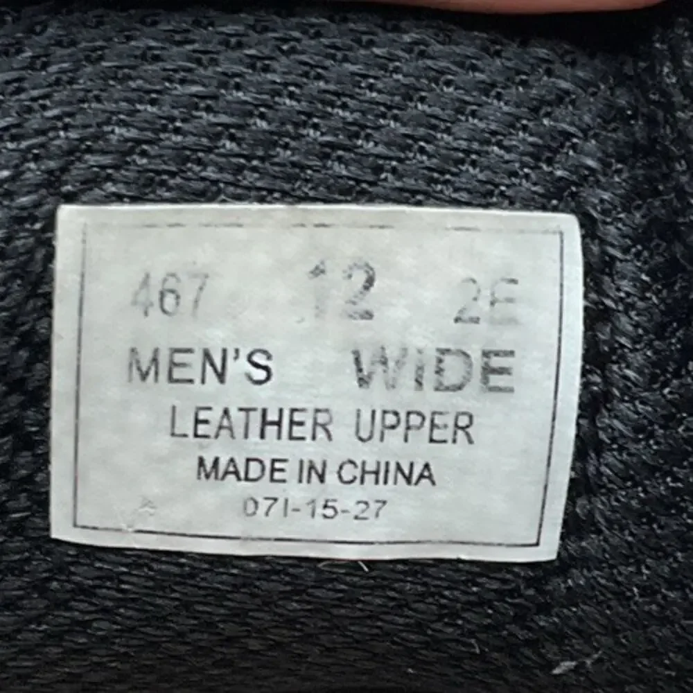 ORTHOFEET #467 Mens‎ size 12 wide Brown Gramercy Leather Shoes Size 12 2E